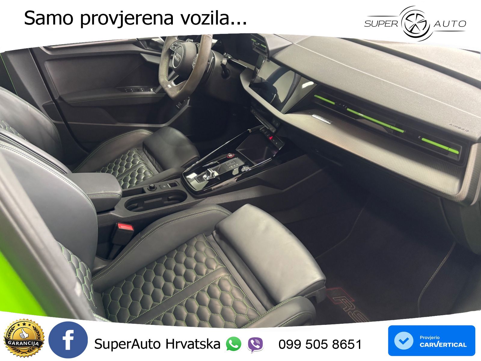 Audi RS3 Sedan 2.5 TFSI (400 KS) quattro S tronic LED+GR SJED+ACC