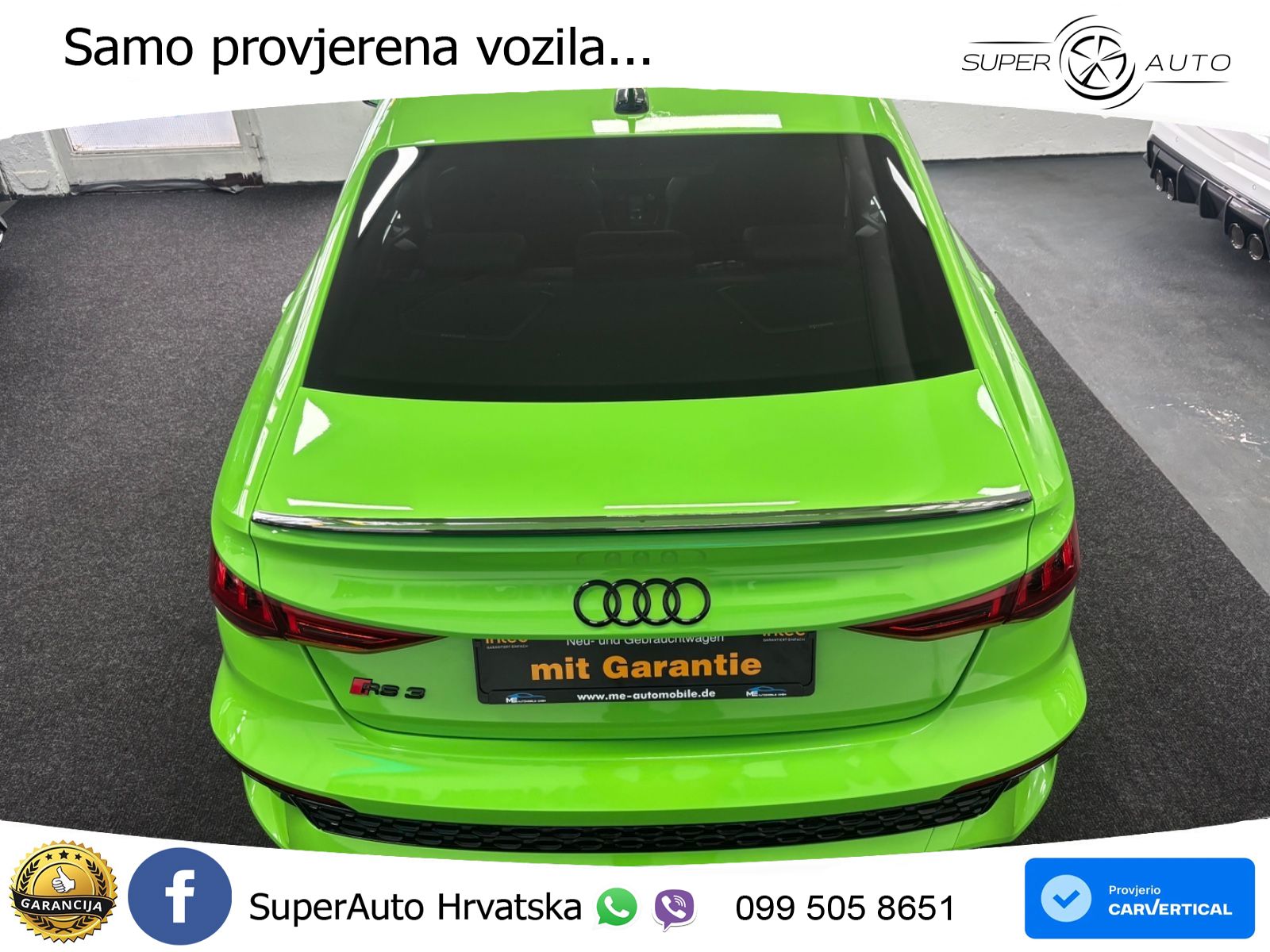 Audi RS3 Sedan 2.5 TFSI (400 KS) quattro S tronic LED+GR SJED+ACC