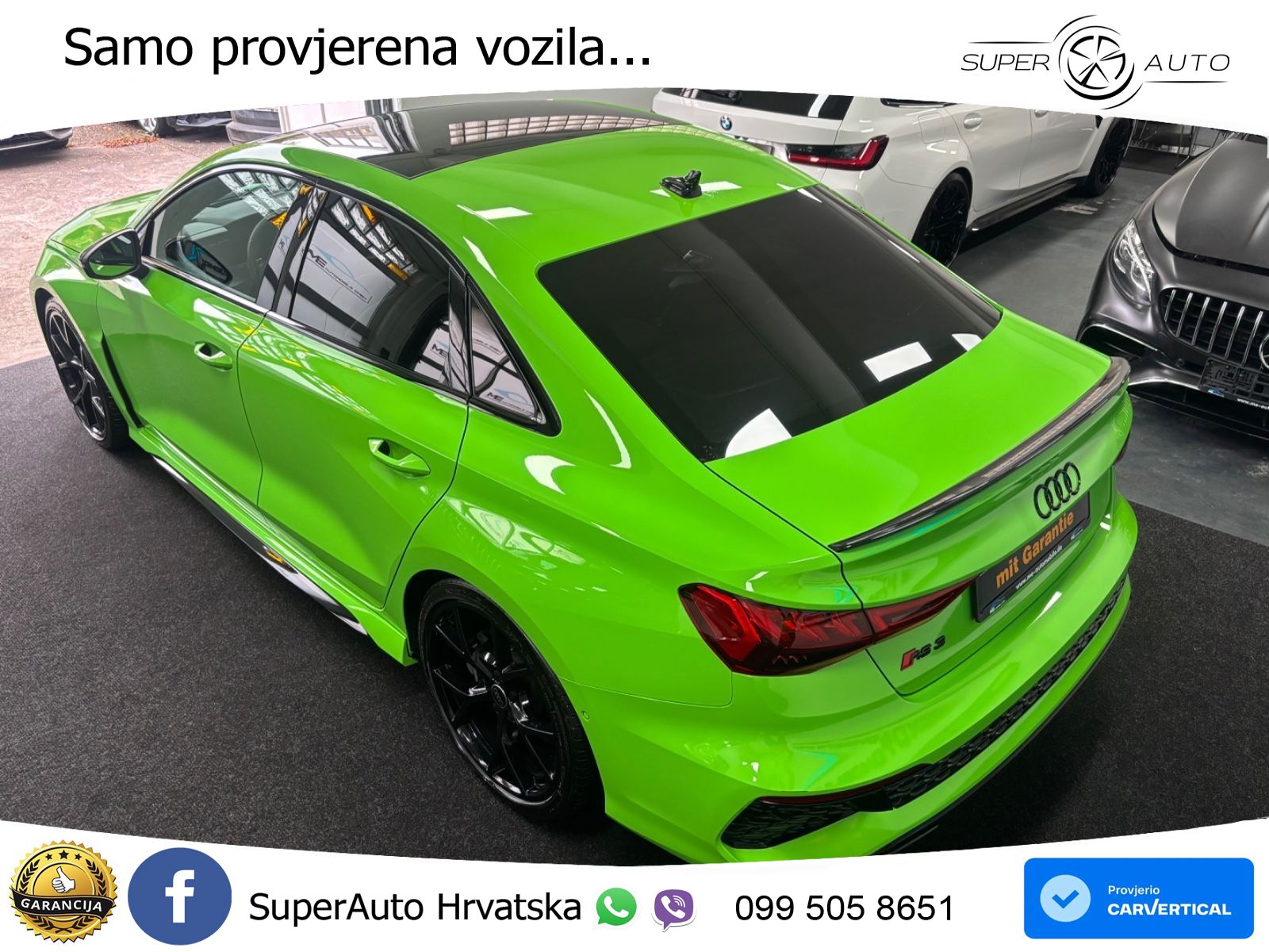 Audi RS3 Sedan 2.5 TFSI (400 KS) quattro S tronic LED+GR SJED+ACC