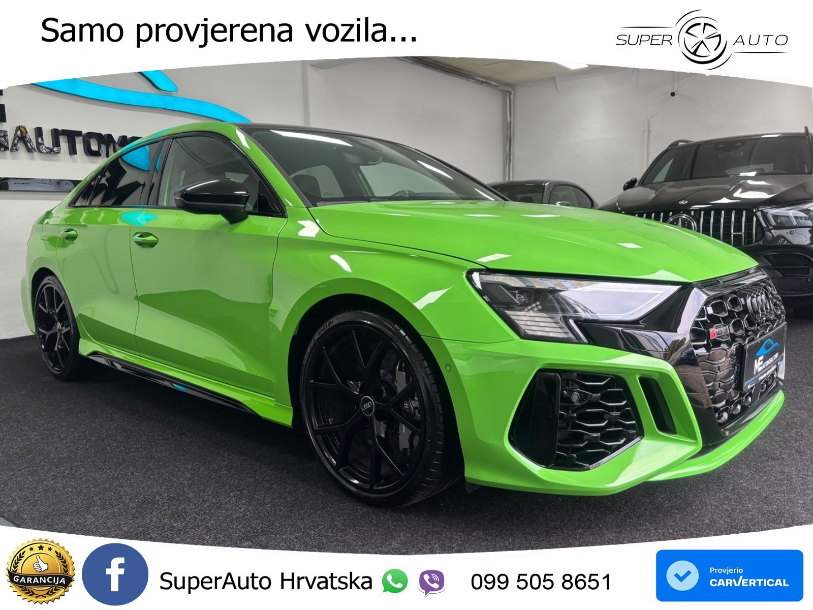 Audi RS3 Sedan 2.5 TFSI (400 KS) quattro S tronic LED+GR SJED+ACC