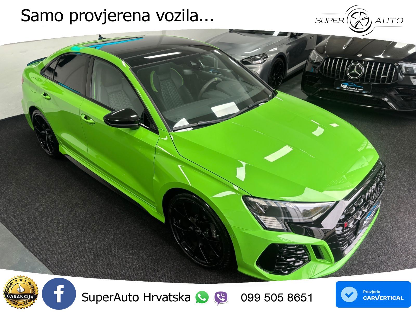 Audi RS3 Sedan 2.5 TFSI (400 KS) quattro S tronic LED+GR SJED+ACC