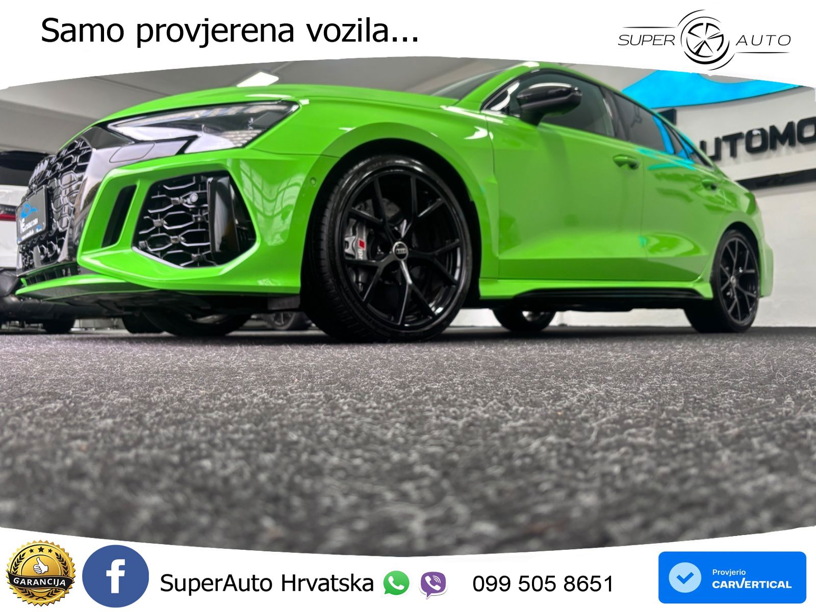 Audi RS3 Sedan 2.5 TFSI (400 KS) quattro S tronic LED+GR SJED+ACC