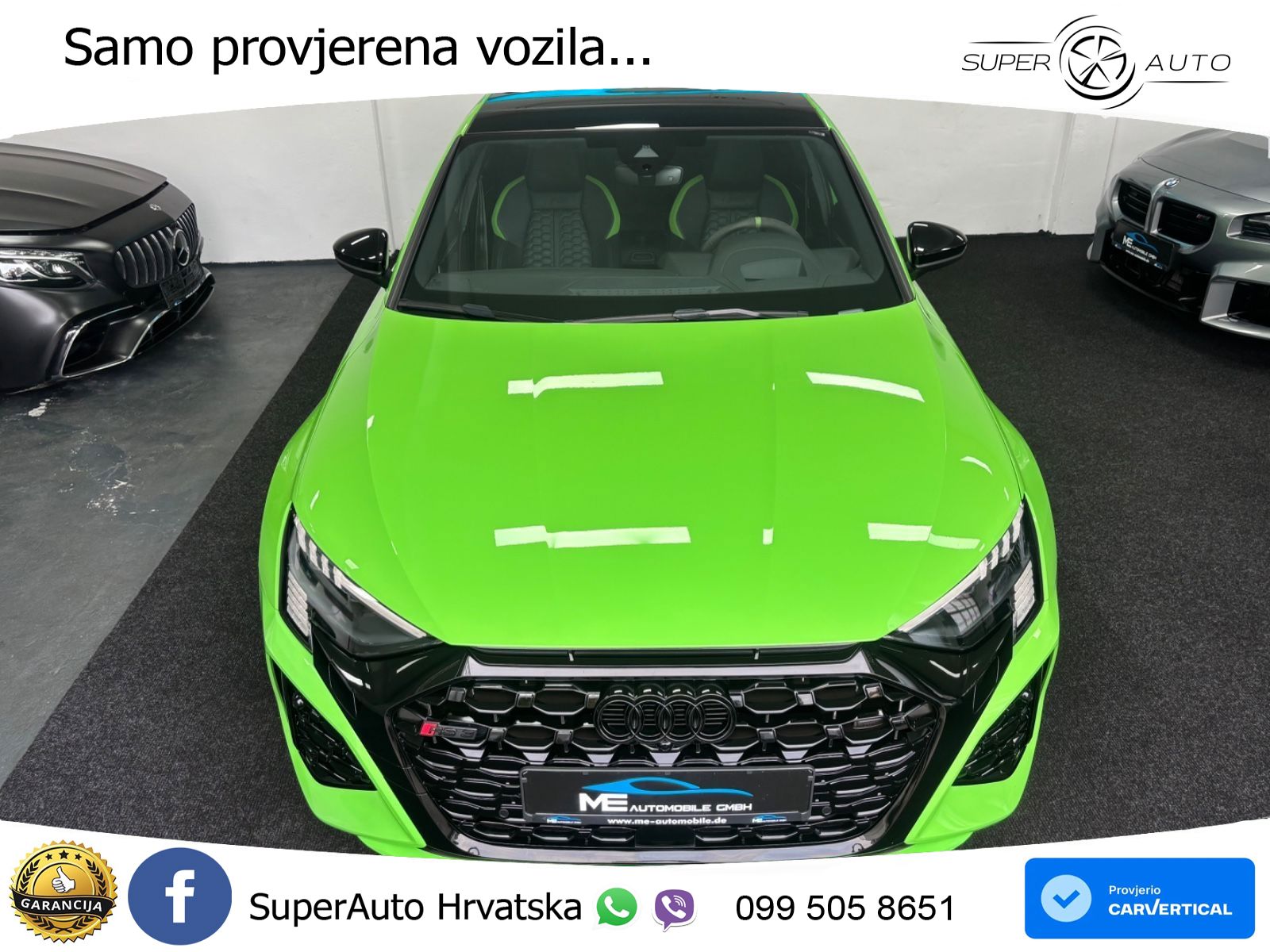 Audi RS3 Sedan 2.5 TFSI (400 KS) quattro S tronic LED+GR SJED+ACC