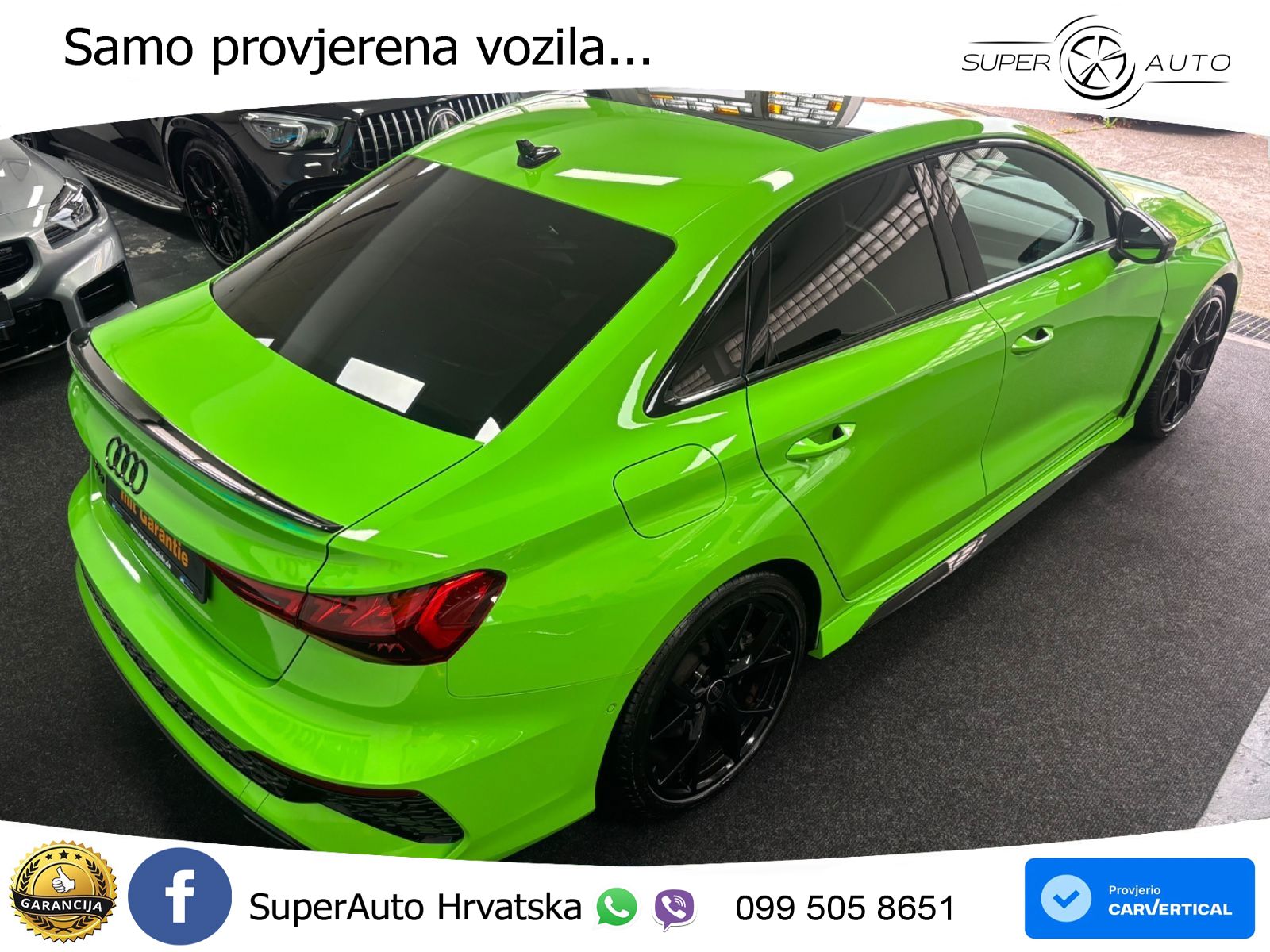 Audi RS3 Sedan 2.5 TFSI (400 KS) quattro S tronic LED+GR SJED+ACC