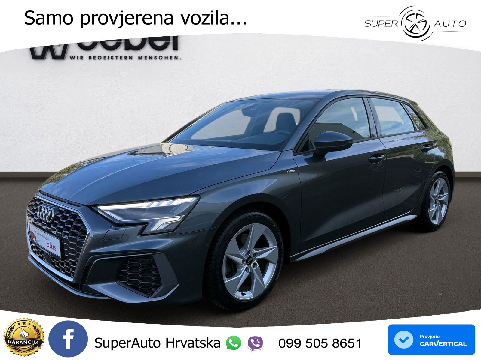 Audi A3 40 TFSI (190 KS) quattro S tronic S line