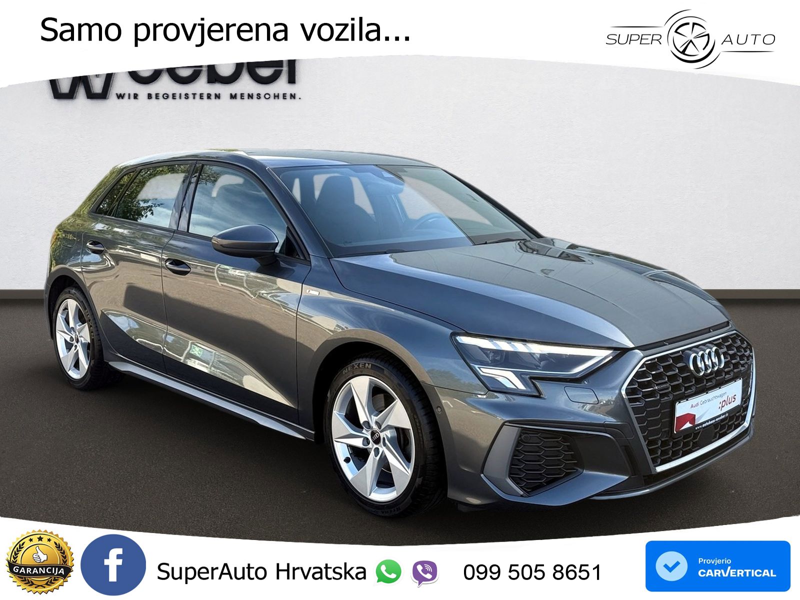 Audi A3 40 TFSI (190 KS) quattro S tronic S line