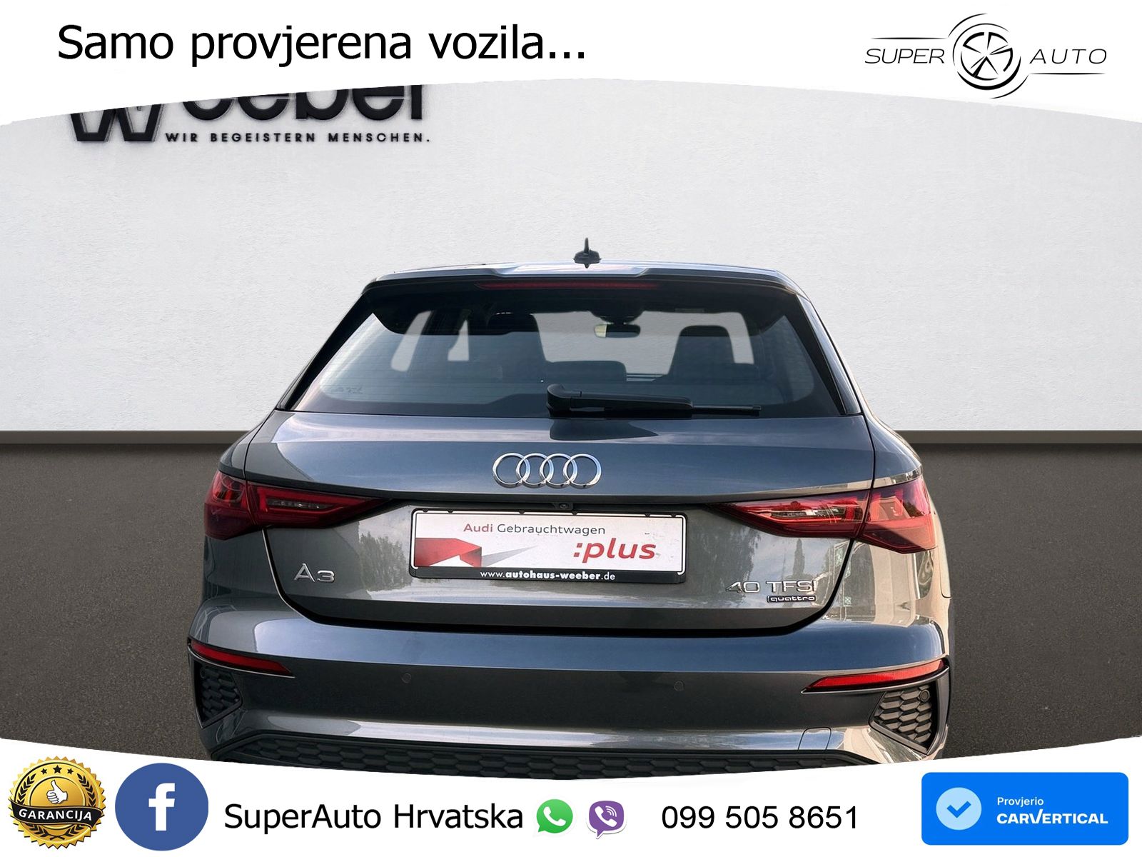 Audi A3 40 TFSI (190 KS) quattro S tronic S line