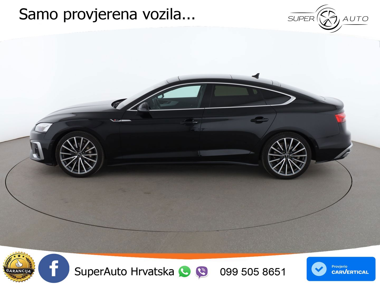 Audi A5 Sportback  40 TFSI (204 KS) quattro S tronic S line LED+GR SJED+ACC