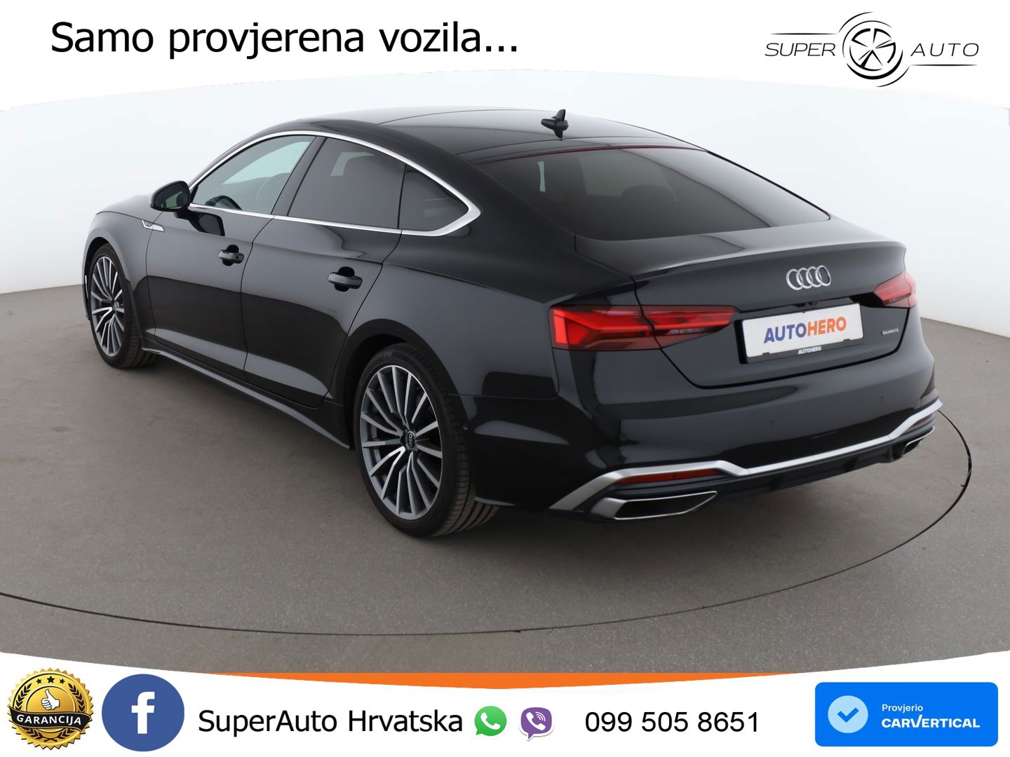 Audi A5 Sportback  40 TFSI (204 KS) quattro S tronic S line LED+GR SJED+ACC