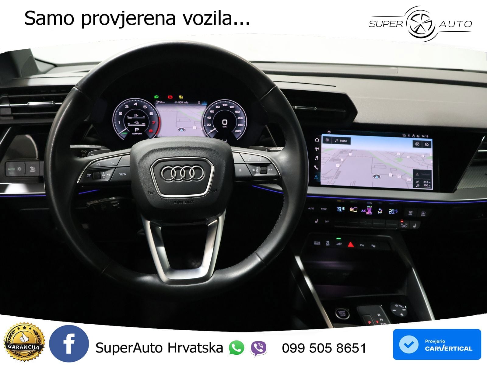 Audi A3 45 TFSIe (245 KS) S tronic S line MATRIX+GR SJED+KAM