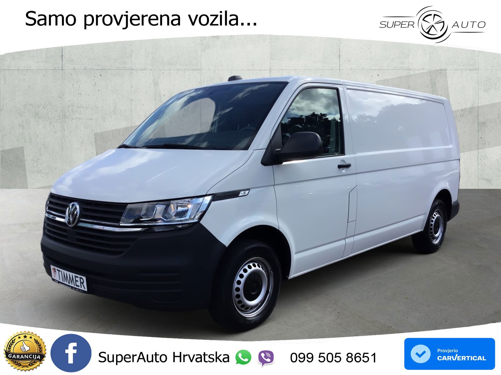 Volkswagen T6.1 Transporter Kasten 2.0 TDI LR +KLIMA +AHK + 110 KS