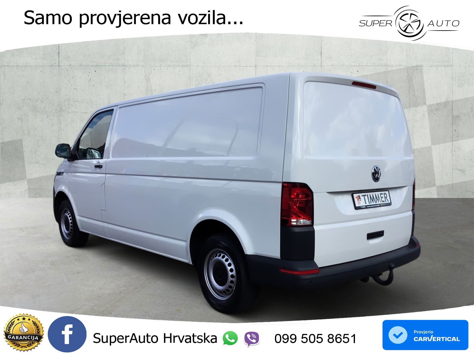 Volkswagen T6.1 Transporter Kasten 2.0 TDI LR +KLIMA +AHK + 110 KS
