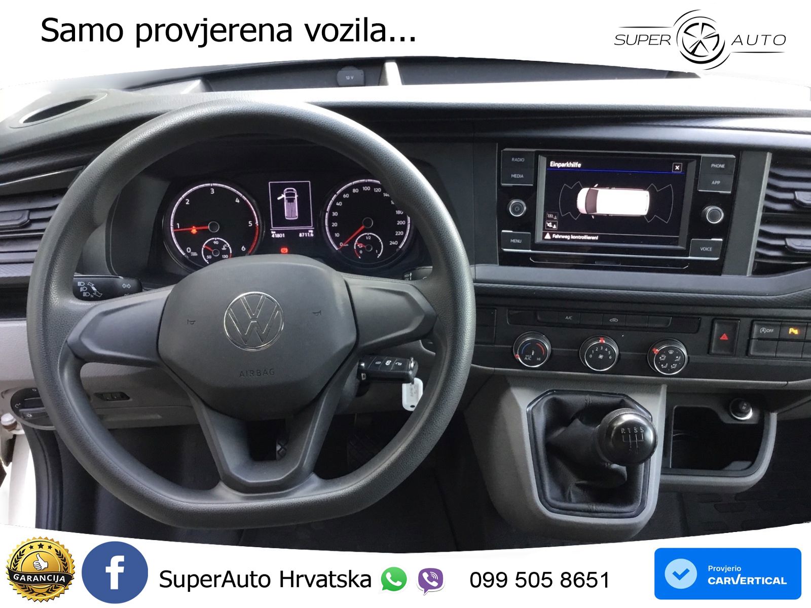 Volkswagen T6.1 Transporter Kasten 2.0 TDI LR +KLIMA +AHK + 110 KS