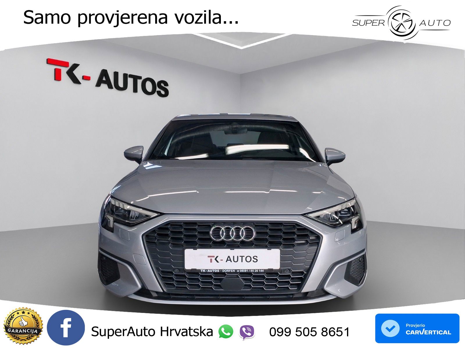 Audi A3 35 TDI (150 KS) S tronic LED+GR SJED+ACC