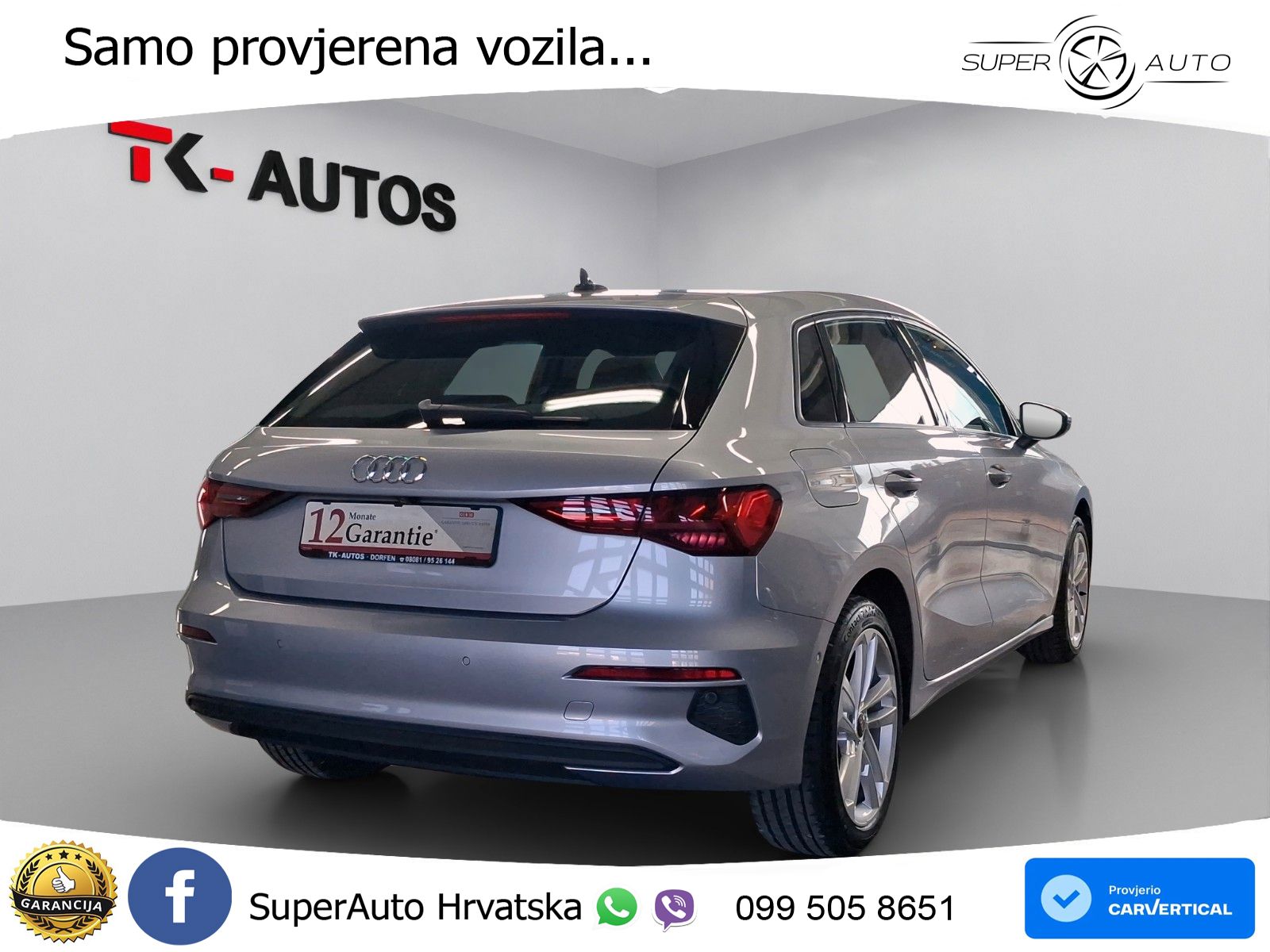 Audi A3 35 TDI (150 KS) S tronic LED+GR SJED+ACC
