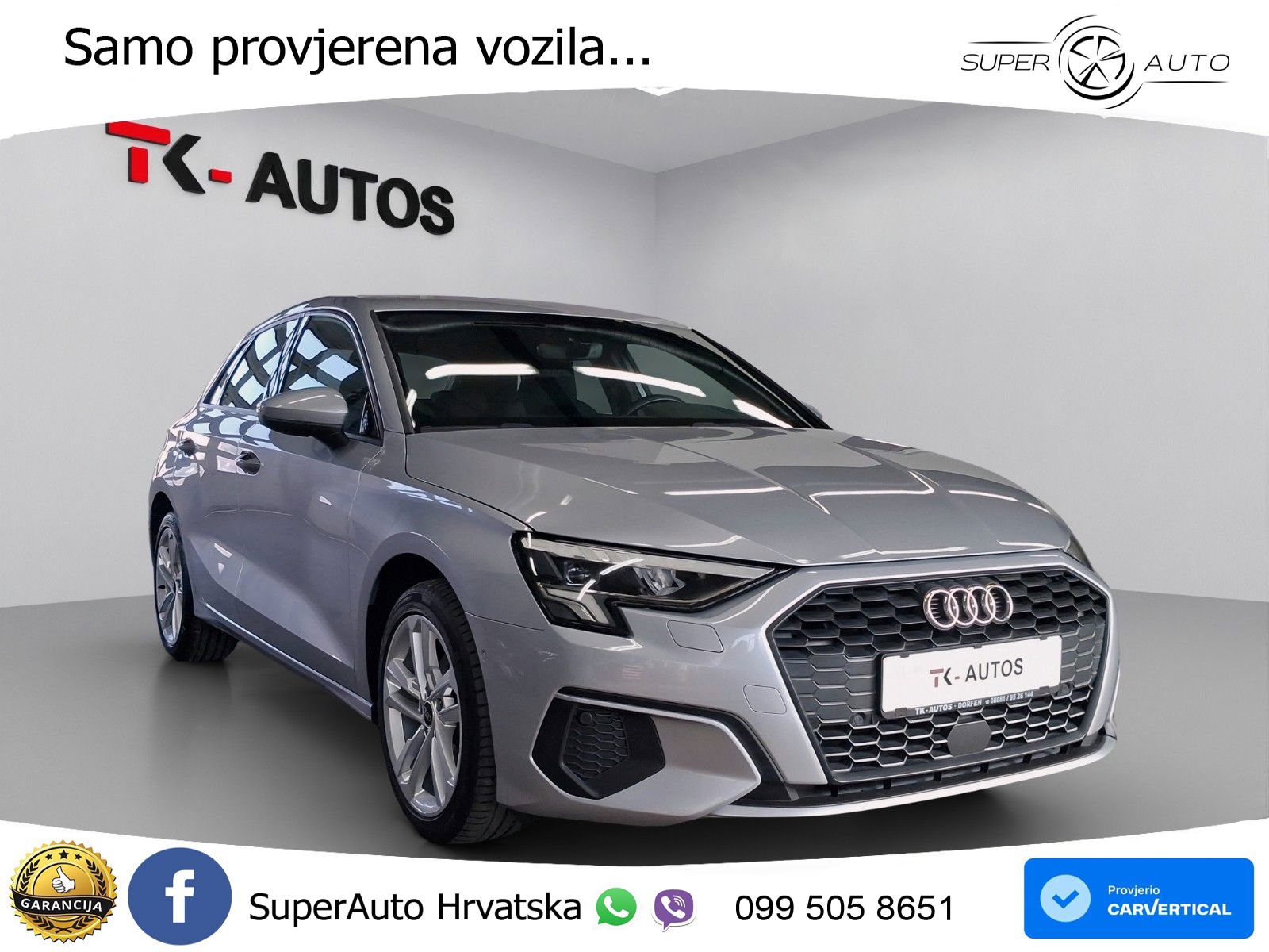 Audi A3 35 TDI (150 KS) S tronic LED+GR SJED+ACC