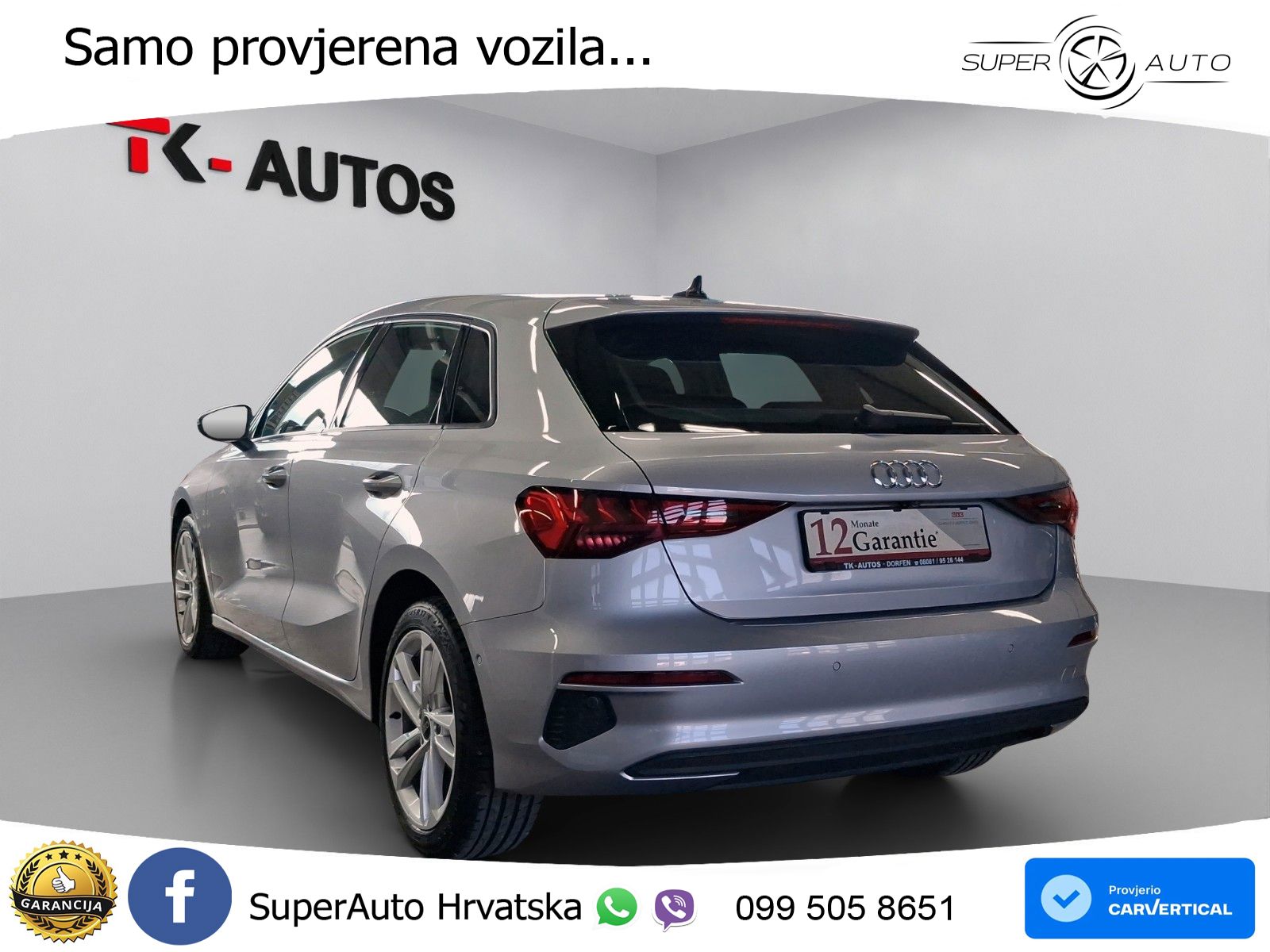Audi A3 35 TDI (150 KS) S tronic LED+GR SJED+ACC