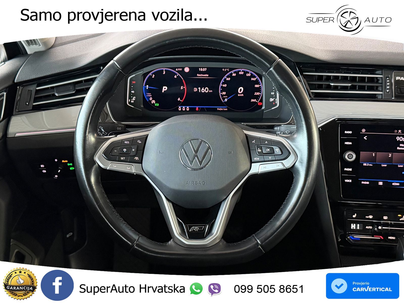 Volkswagen Passat Variant 2.0 TDI (150 KS) DSG R-Line LED+GR SJED+ACC