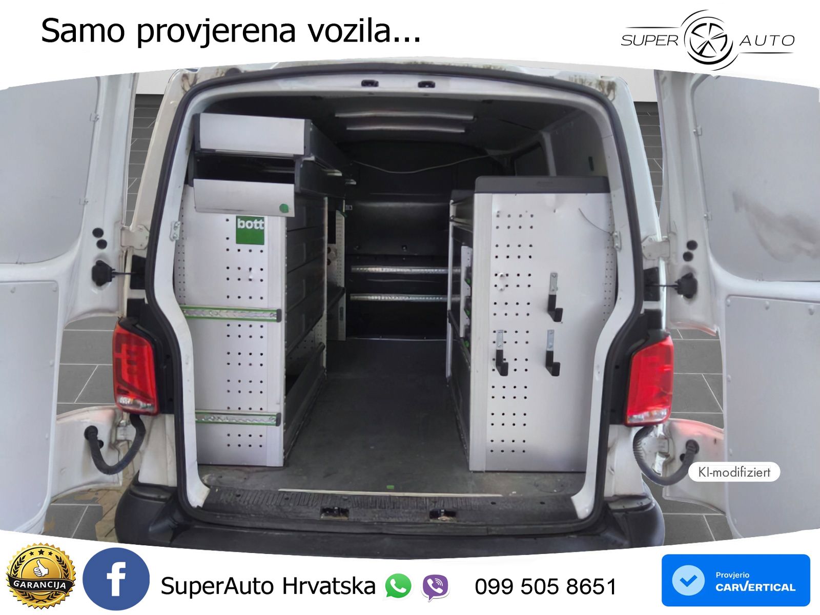 Volkswagen T6.1 Transporter Kasten EcoProfi KR 2,0 TDI L1H1 110 KS