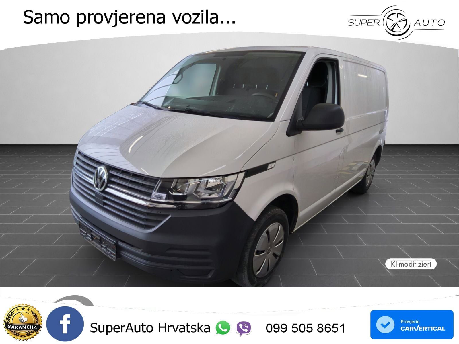 Volkswagen T6.1 Transporter Kasten EcoProfi KR 2,0 TDI L1H1 110 KS