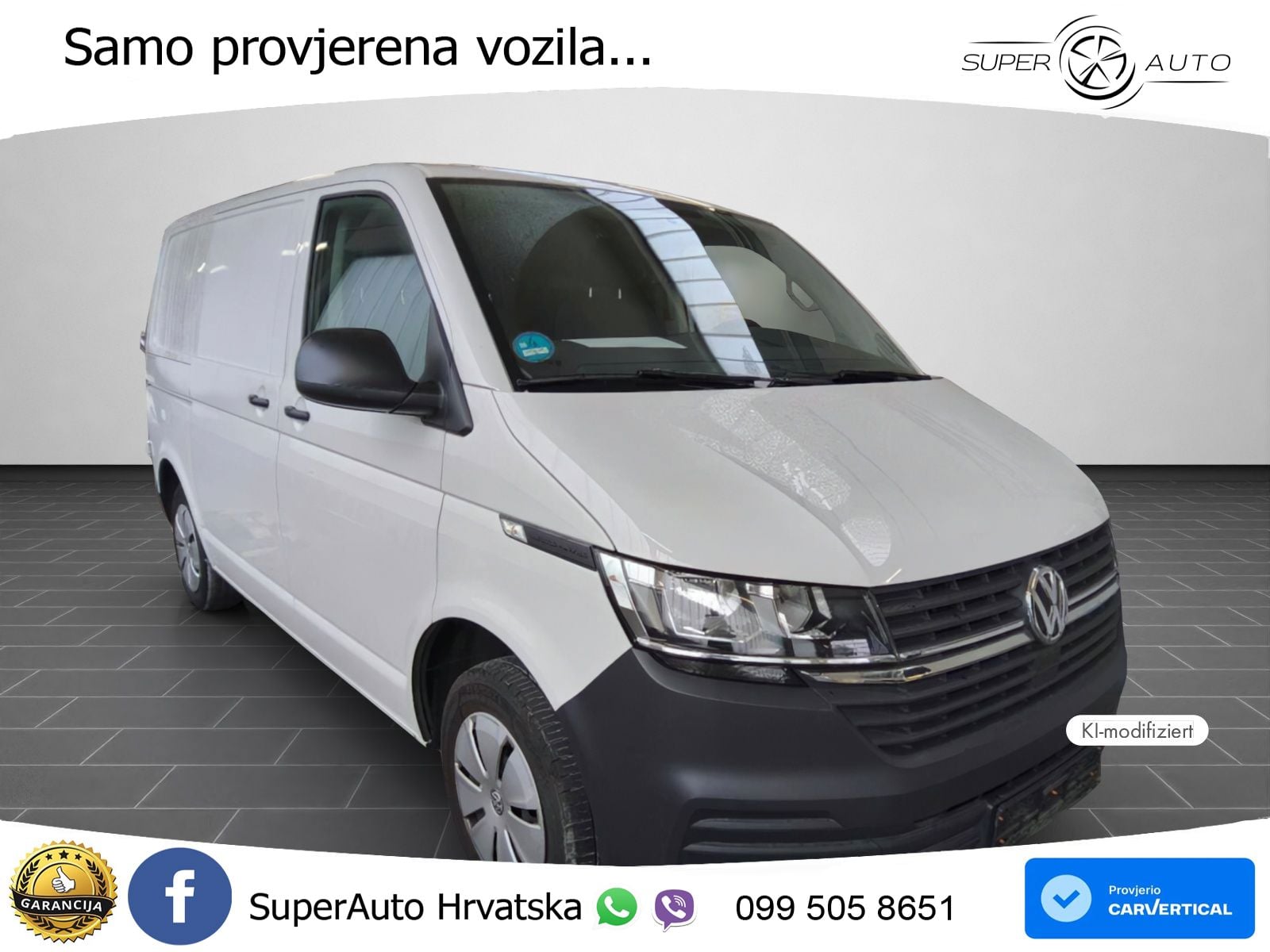 Volkswagen T6.1 Transporter Kasten EcoProfi KR 2,0 TDI L1H1 110 KS
