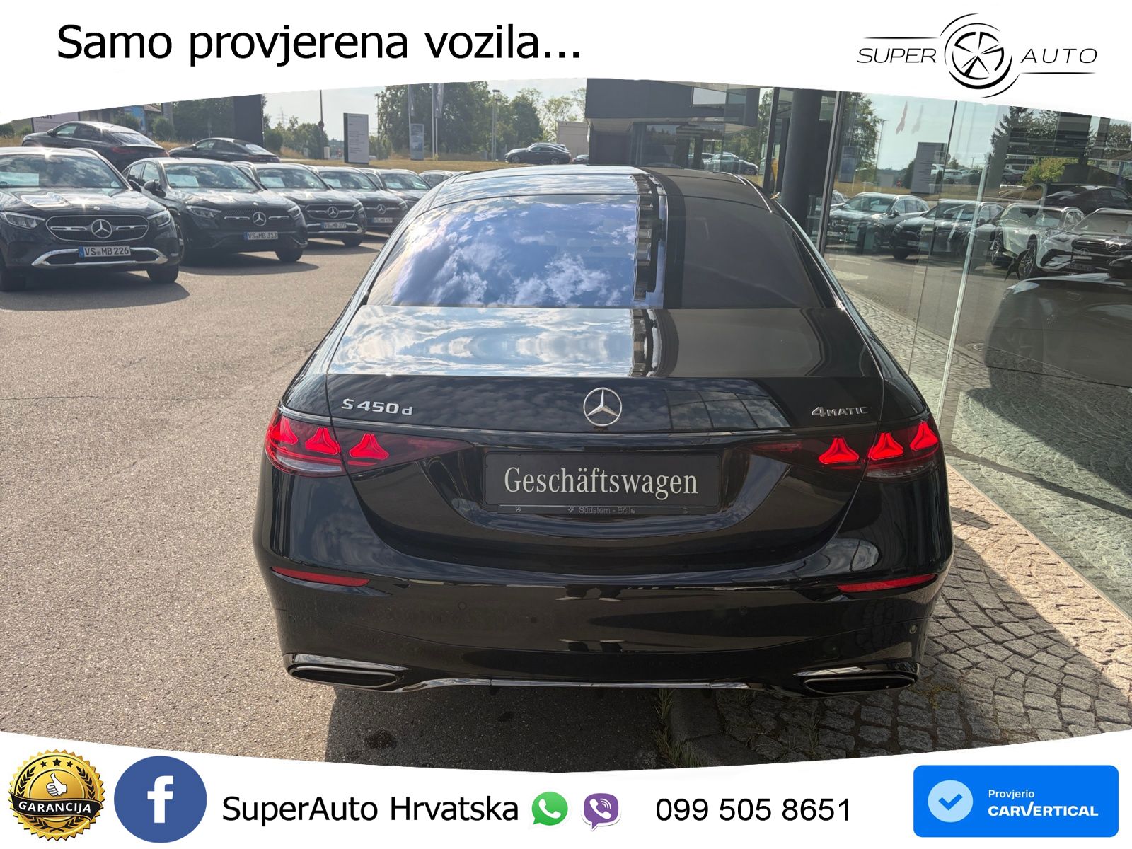 Mercedes S 450d (367 KS) EQ Boost 4MATIC 9G-TRONIC AMG LED+GR SJED+ACC