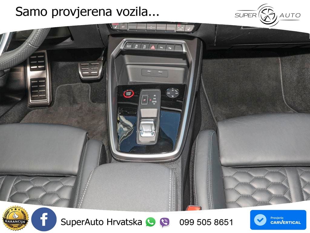 Audi RS3 Sedan 2.5 TFSI (400 KS) quattro S tronic MATRIX+GR SJED+KAM