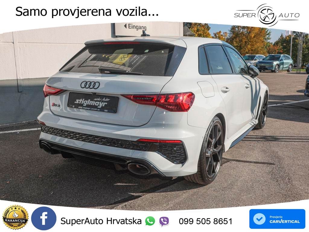 Audi RS3 Sedan 2.5 TFSI (400 KS) quattro S tronic MATRIX+GR SJED+KAM