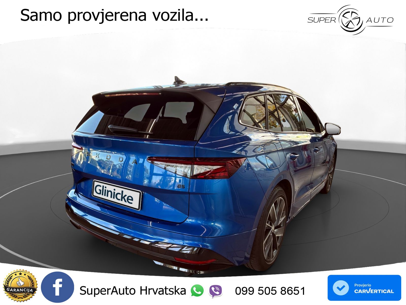 Škoda Enyaq 85 82 kWh (286 KS) SportLine LED+GR SJED+ACC