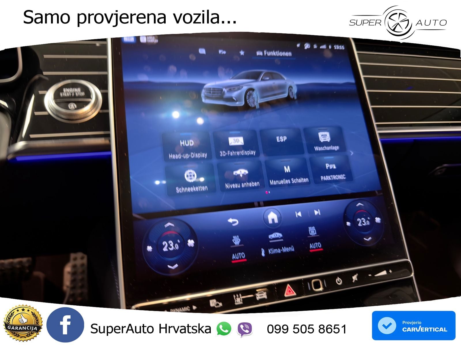 Mercedes S 580 V8 (503 KS) EQ Boost 4MATIC 9G-TRONIC AMG LED+GR SJED+ACC