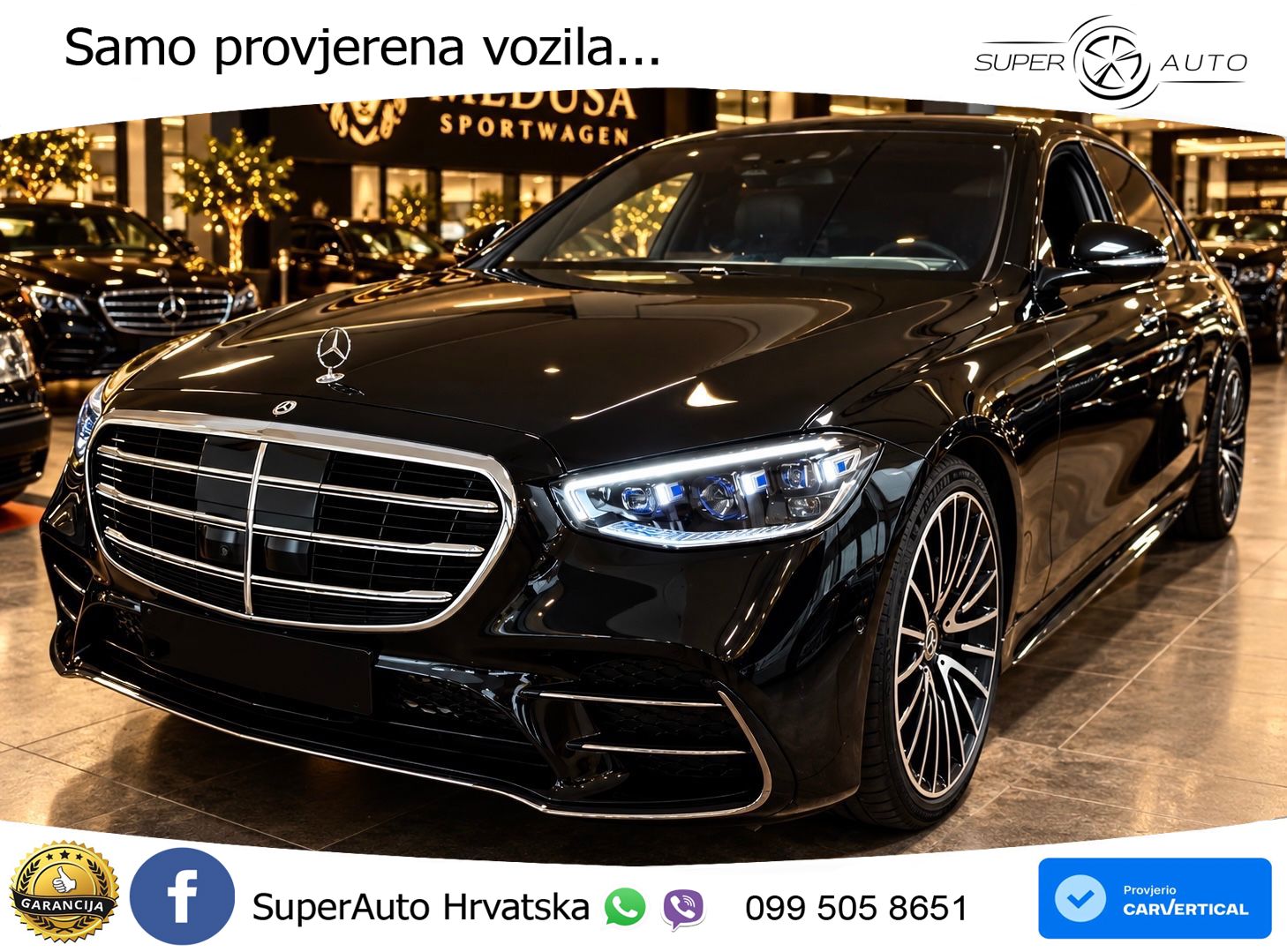 Mercedes S 580 V8 (503 KS) EQ Boost 4MATIC 9G-TRONIC AMG LED+GR SJED+ACC