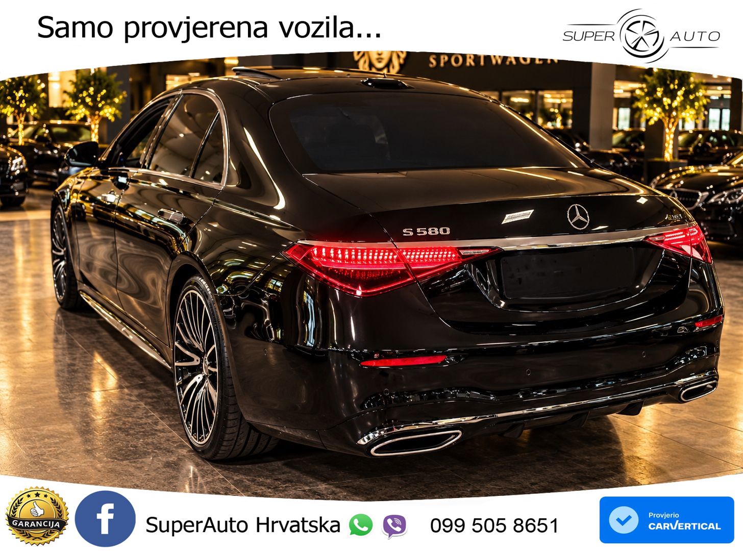 Mercedes S 580 V8 (503 KS) EQ Boost 4MATIC 9G-TRONIC AMG LED+GR SJED+ACC