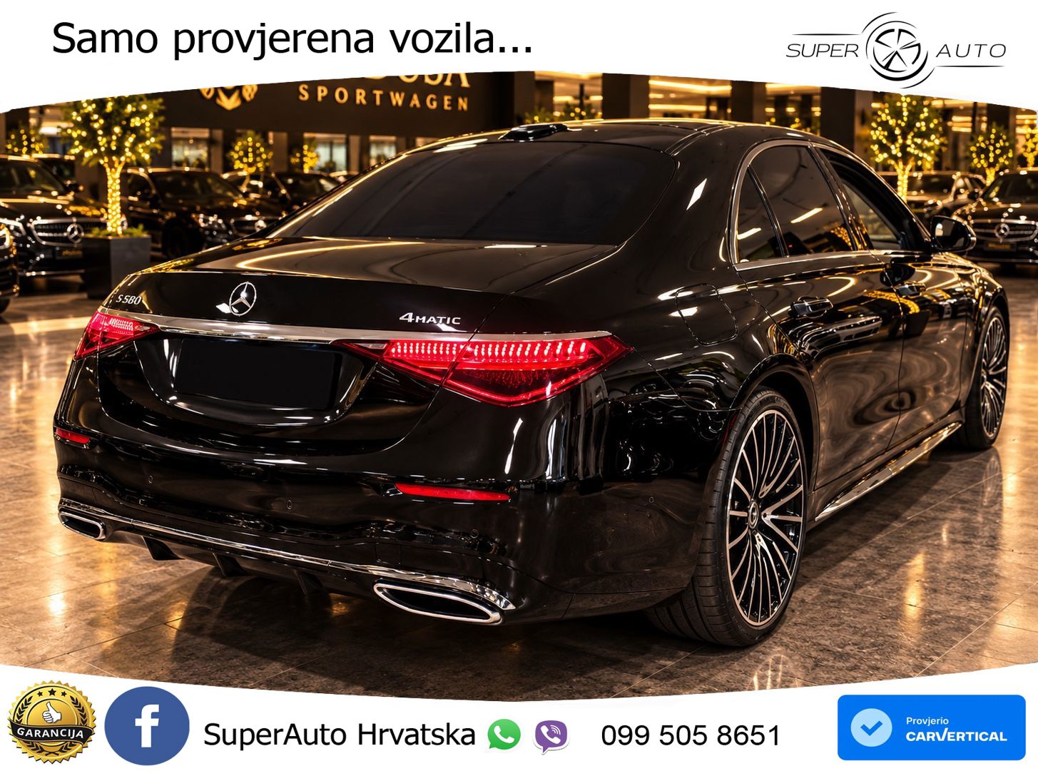 Mercedes S 580 V8 (503 KS) EQ Boost 4MATIC 9G-TRONIC AMG LED+GR SJED+ACC