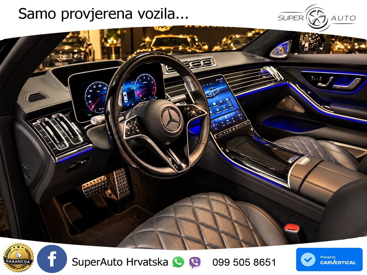 Mercedes S 580 V8 (503 KS) EQ Boost 4MATIC 9G-TRONIC AMG LED+GR SJED+ACC