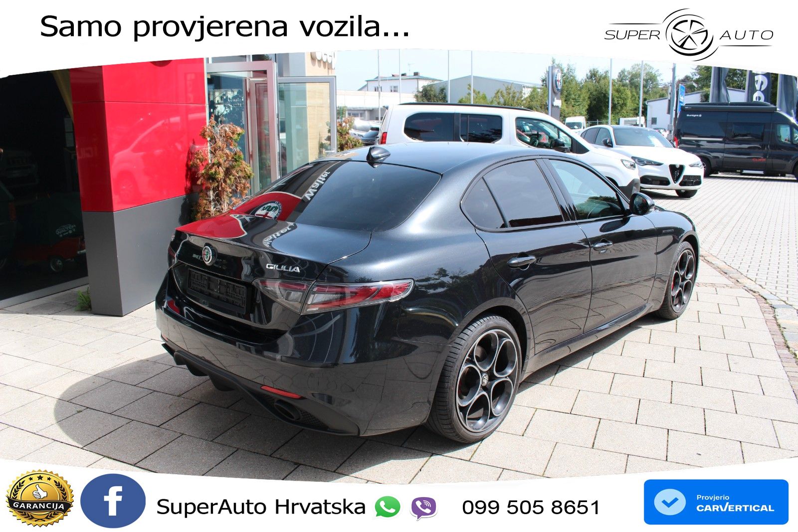 Alfa Romeo Giulia 2.0 Turbo (280 KS) Q4 Automatic LED+GR SJED+ACC