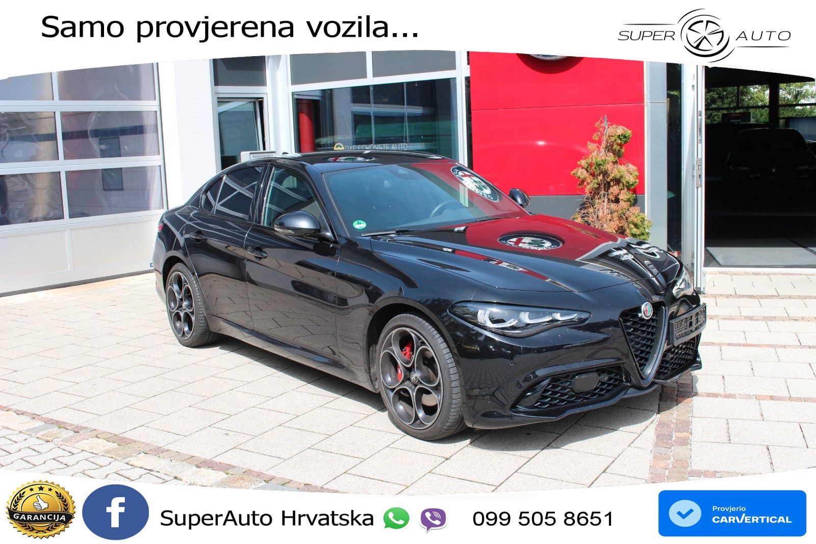 Alfa Romeo Giulia 2.0 Turbo (280 KS) Q4 Automatic LED+GR SJED+ACC
