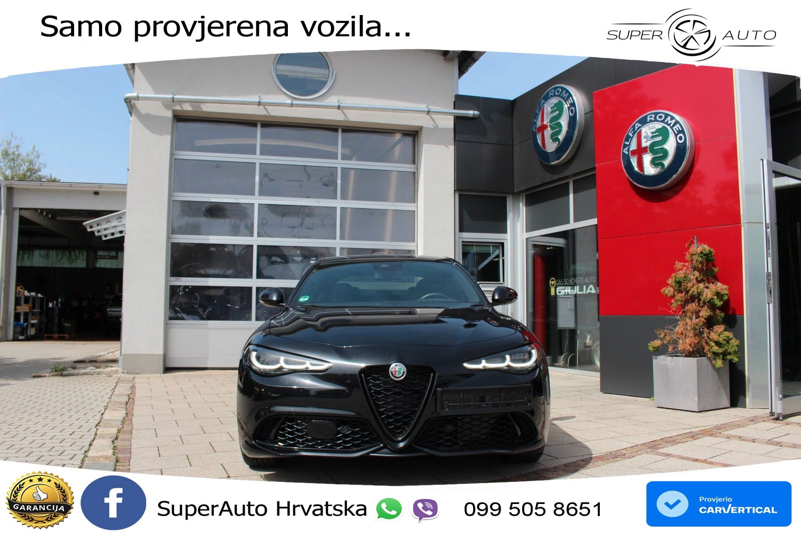 Alfa Romeo Giulia 2.0 Turbo (280 KS) Q4 Automatic LED+GR SJED+ACC