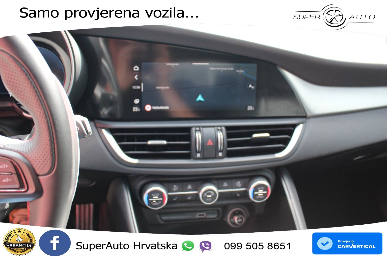 Alfa Romeo Giulia 2.0 Turbo (280 KS) Q4 Automatic LED+GR SJED+ACC