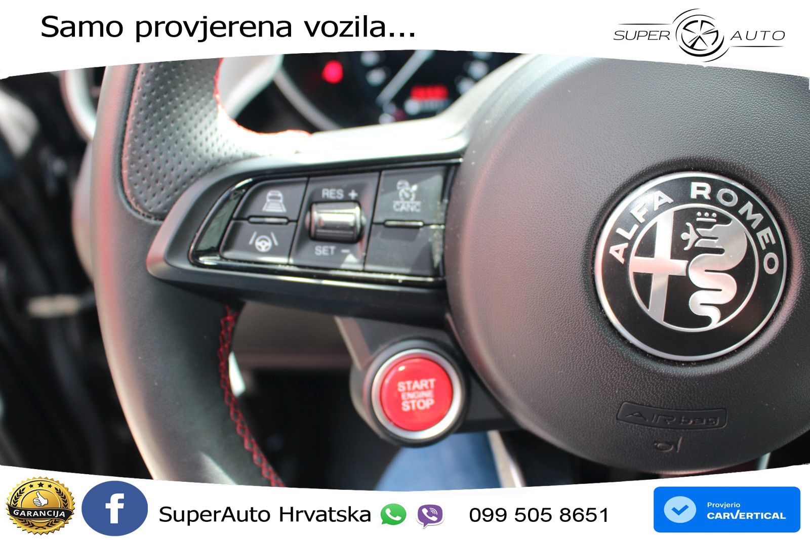 Alfa Romeo Giulia 2.0 Turbo (280 KS) Q4 Automatic LED+GR SJED+ACC