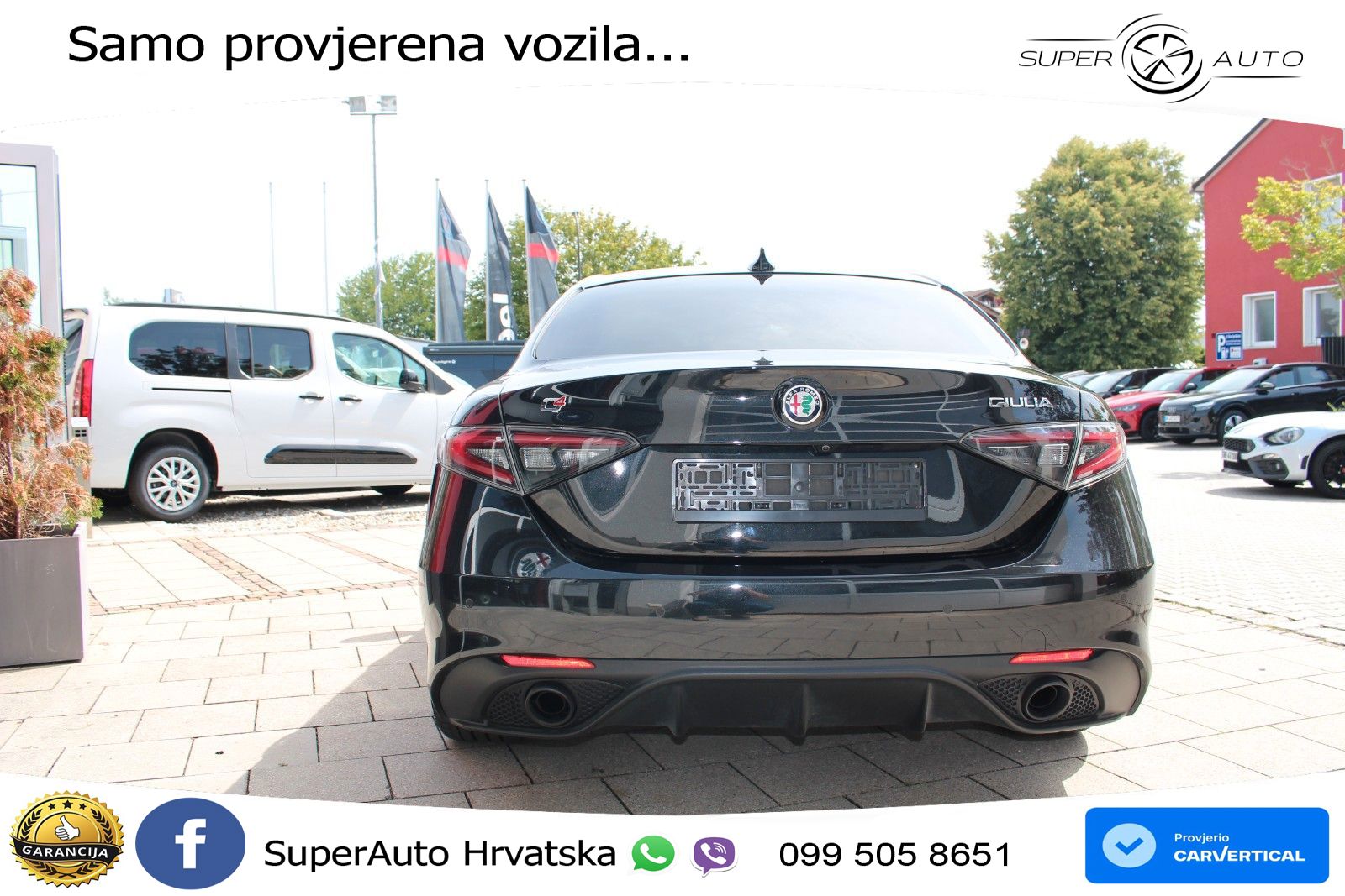 Alfa Romeo Giulia 2.0 Turbo (280 KS) Q4 Automatic LED+GR SJED+ACC
