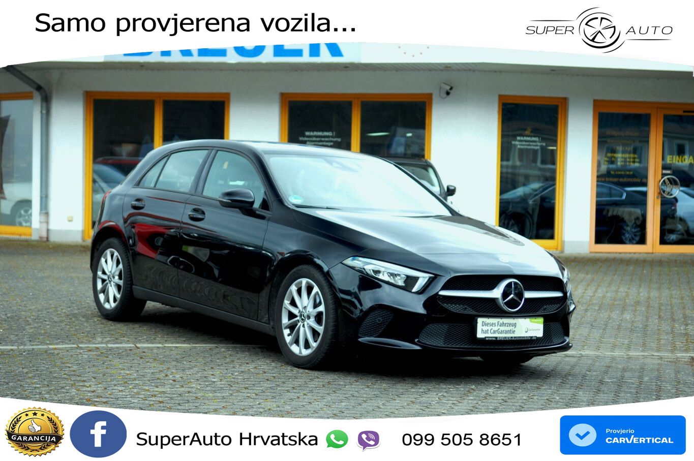 Mercedes-Benz A 180 7G-DCT LED+GR SJED+ACC