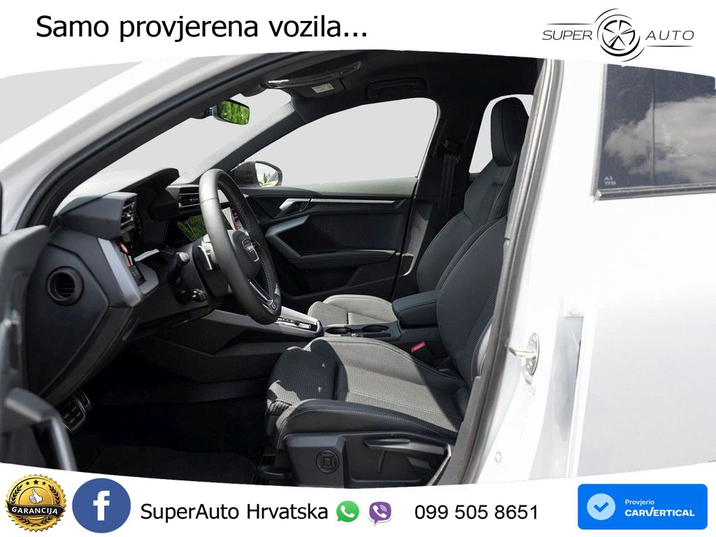 Audi A3 Limuzina 35 TFSI (150 KS) S tronic S line MATRIX+GR SJED+KAM