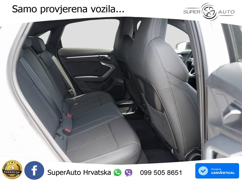 Audi A3 Limuzina 35 TFSI (150 KS) S tronic S line MATRIX+GR SJED+KAM
