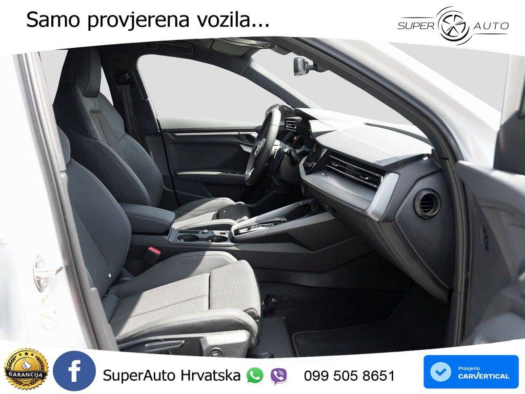 Audi A3 Limuzina 35 TFSI (150 KS) S tronic S line MATRIX+GR SJED+KAM