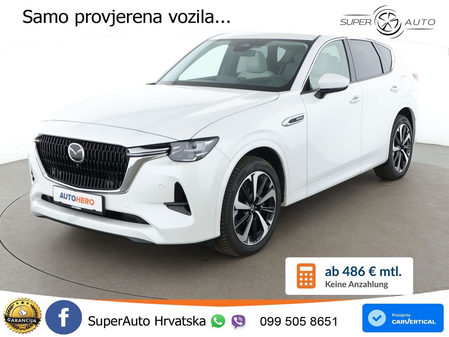 Mazda CX-60 2.5 e-Skyactiv (328 KS) AWD Automatic LED+GR SJED+ACC