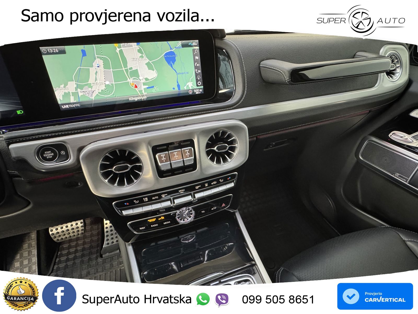 Mercedes AMG G 63 Long V8 (585 KS) 4MATIC 9G-TRONIC AMG SPEEDSHIFT PLUS LED+GR SJED+ACC