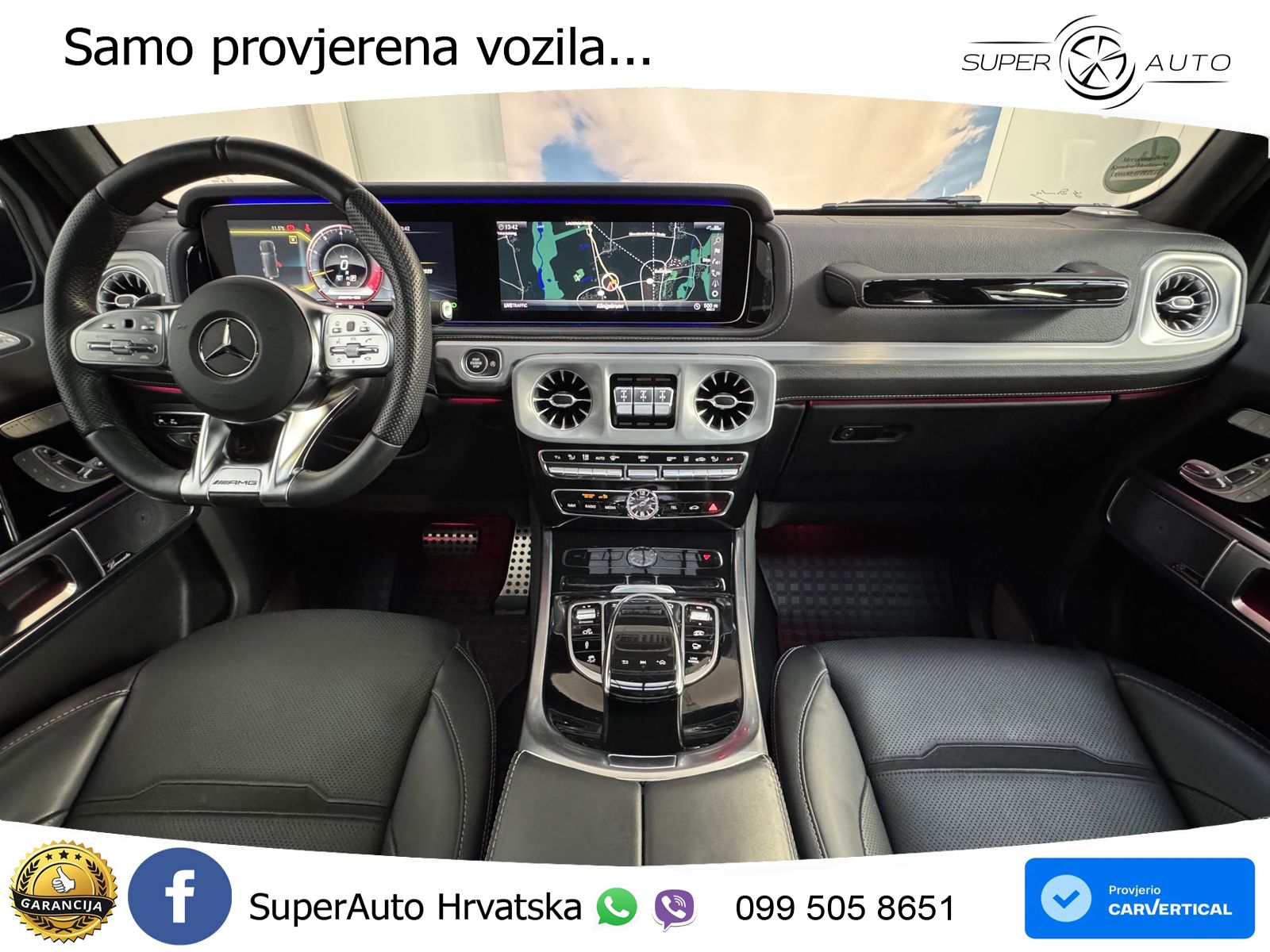 Mercedes AMG G 63 Long V8 (585 KS) 4MATIC 9G-TRONIC AMG SPEEDSHIFT PLUS LED+GR SJED+ACC