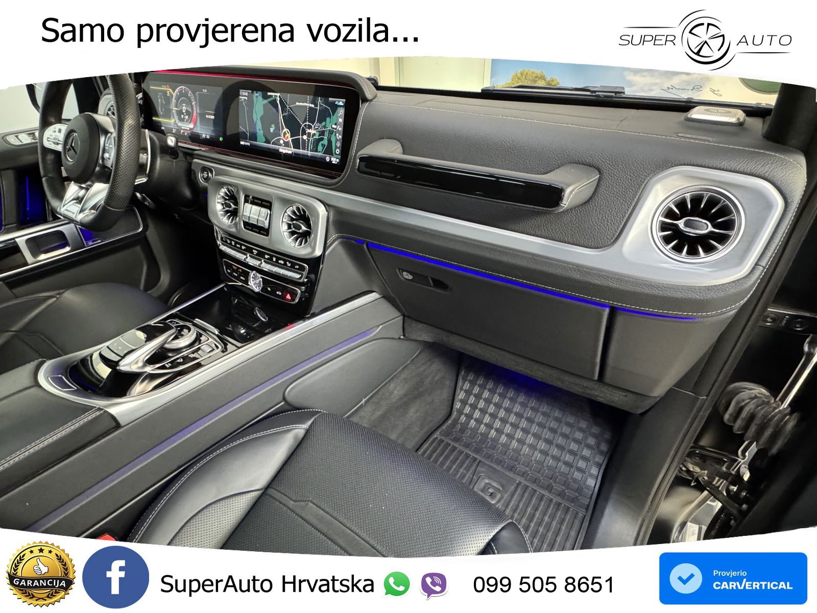 Mercedes AMG G 63 Long V8 (585 KS) 4MATIC 9G-TRONIC AMG SPEEDSHIFT PLUS LED+GR SJED+ACC