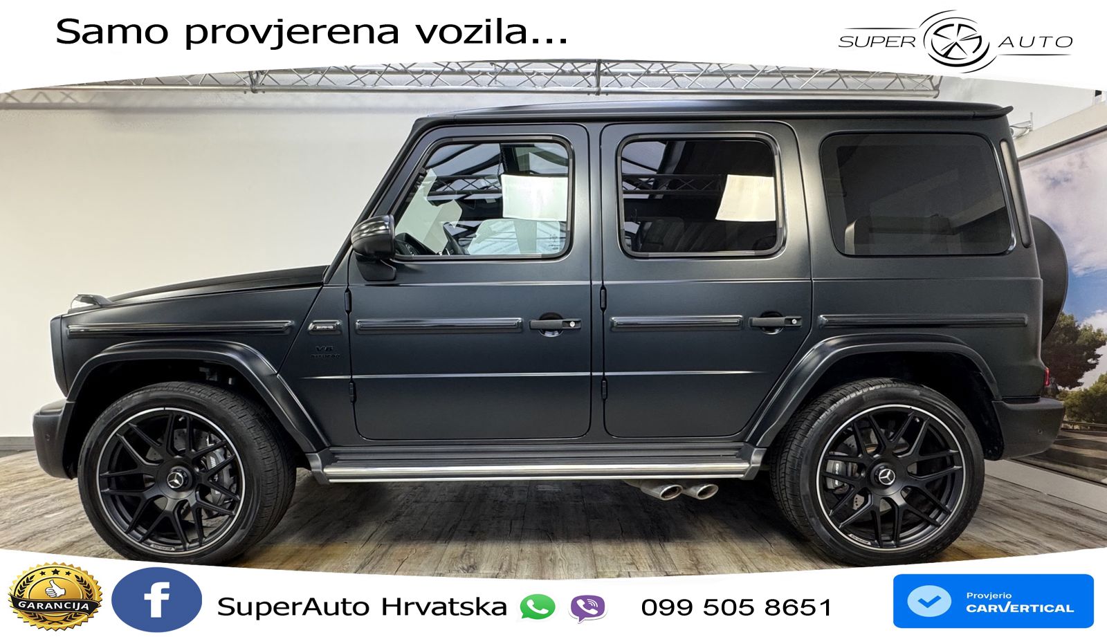 Mercedes AMG G 63 Long V8 (585 KS) 4MATIC 9G-TRONIC AMG SPEEDSHIFT PLUS LED+GR SJED+ACC