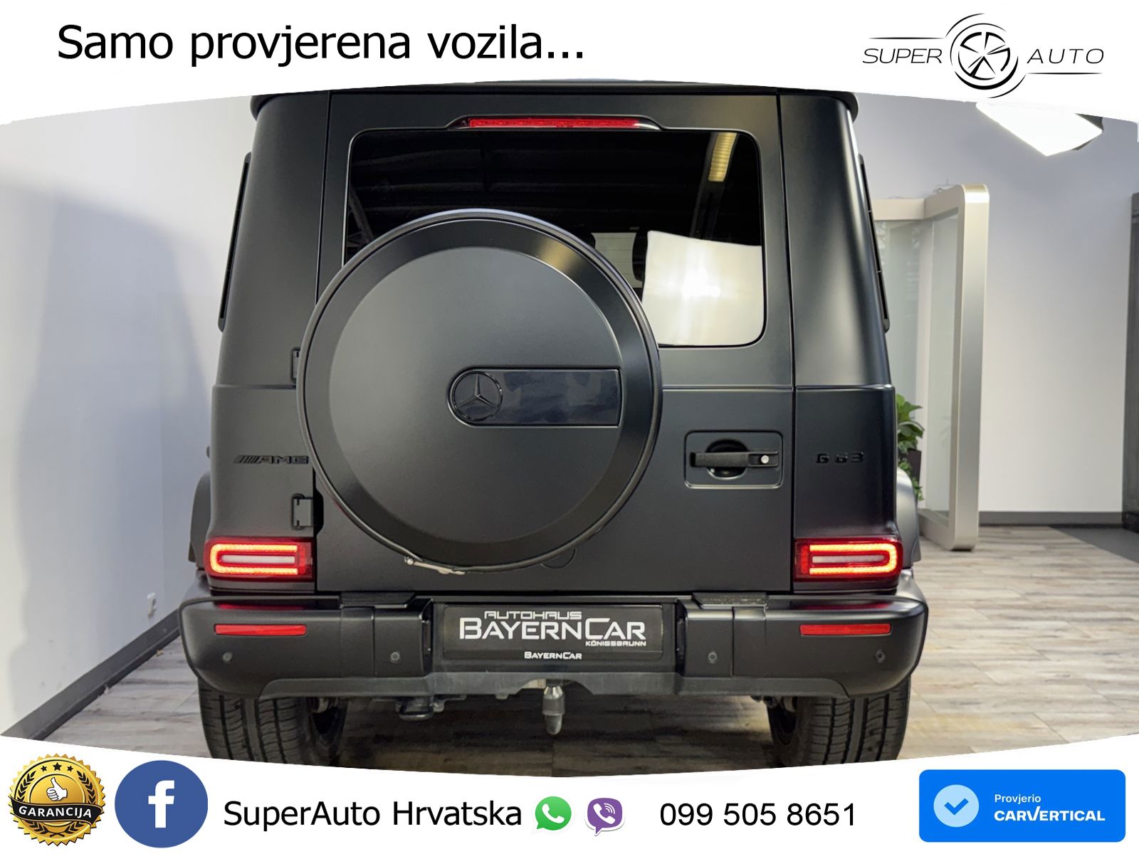 Mercedes AMG G 63 Long V8 (585 KS) 4MATIC 9G-TRONIC AMG SPEEDSHIFT PLUS LED+GR SJED+ACC
